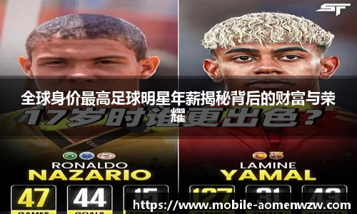 全球身价最高足球明星年薪揭秘背后的财富与荣耀